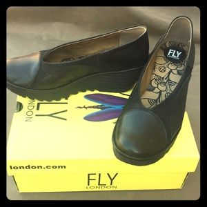 FLY London, Yani in black, size 40
